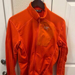Arc'teryx Delta Jacket Men's  S NWOT Polartec Fleece Jacket Phemom Orange